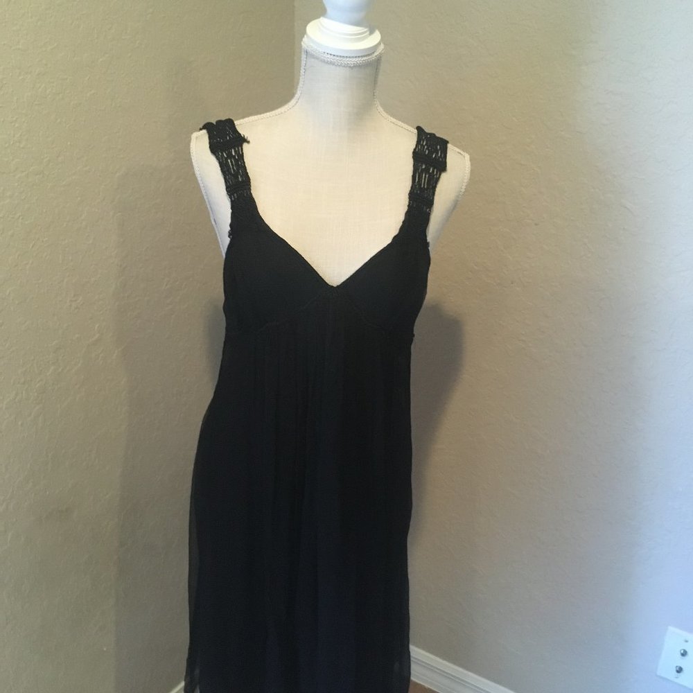 Max Studio Little Black Lace Dress